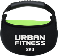 Urban Fitness Kettlebell Stoff 2kg - multifunktionales Trainingsgewicht