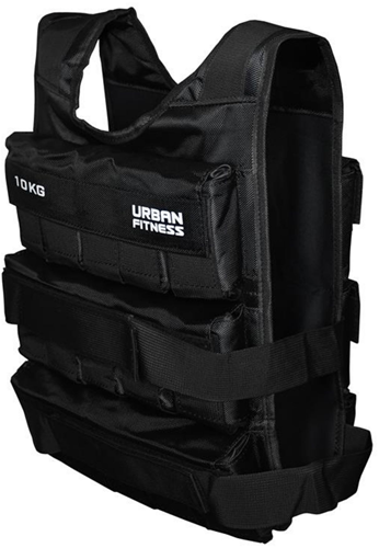 Urban Fitness Gewichtsweste verstellbar - 10kg - Fitness Zubehör