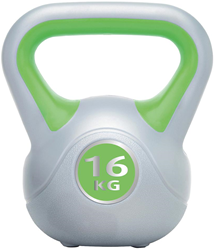 Urban Fitness Kettlebell Vinyl grün 16kg Krafttraining Workout