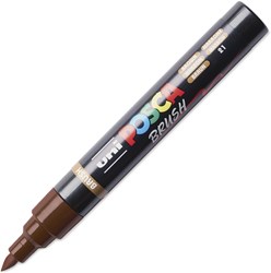 Uni Posca Uni Posca Brushmarker 5M Bruin