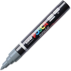 Uni Posca Uni Posca Brushmarker 5M Grijs