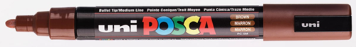 Posca Farbmarker 5M braun - Kreativer Marker für Kinder und Künstler