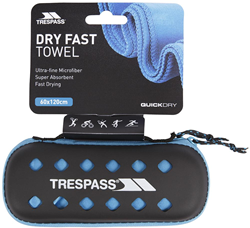 Trespass Mikrofaser Handtuch Compatto blau - schnelltrocknend und kompakt