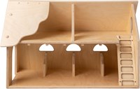Van Dijk Toys Holzspielzeug Bauernhof gro - Naturel (Kinderbetreuungsqualitt.)