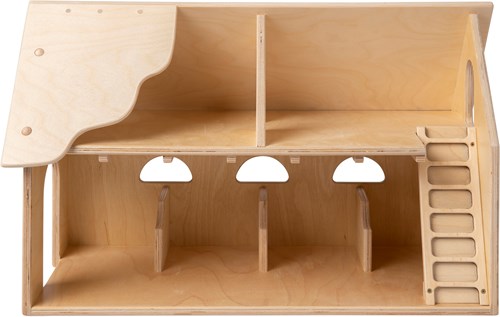 Van Dijk Toys Holzspielzeug Bauernhof gro - Naturel (Kinderbetreuungsqualitt.)