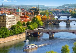 Castorland Ansicht der Brücken in Prag - 500 Teile
