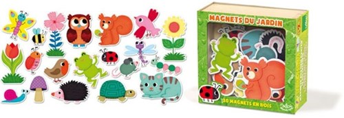 Vilac Holzspielzeug Magneten Garten Set - 20 Stück magnetisches Spielzeug