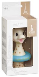 Vulli Badespielzeug Sophie die Giraffe mit Schwimmring - sicheres Baby Badespielzeug