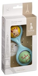 Vulli Babyrassel Spielzeug - Sophie die Giraffe Twist Rassel Blau
