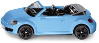 Siku VW The Beetle Cabrio Spielzeugauto blau 1:50 mit offenem Dach