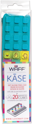 Waff Etui Aqua - personalisierbares Silikon Federmäppchen mit Steinen