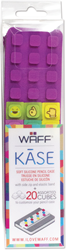 Waff Etui lila - personalisierbares Silikon Federmäppchen mit Steinen
