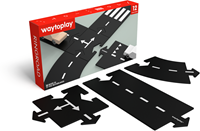 Waytoplay flexible Autorennbahn Ringstraße 12-teiliges Spielset