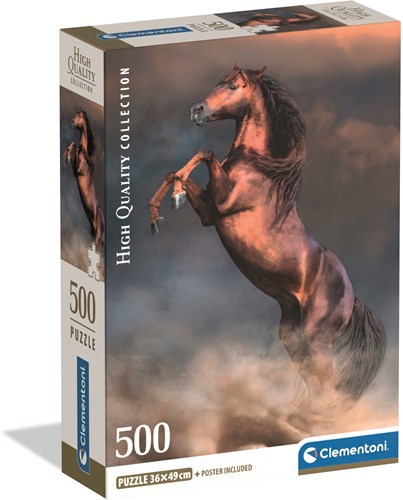 Clementoni Legpuzzel Wild Red Stallion, 500st.-2