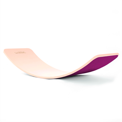 Wobbel XL transparent lacquer felt raspberry