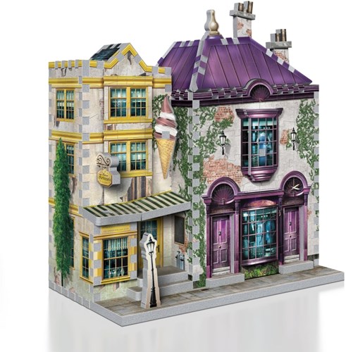 Wrebbit 3D Puzzle Harry Potter - Madam Malkin's & Florean Fortescue's Eissalon - 290 Teile-2