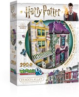Wrebbit 3D Puzzle Harry Potter - Madam Malkin's & Florean Fortescue's Eissalon - 290 Teile