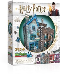 Wrebbit 3D Harry Potter Puzzle Ollivander's Zauberstabladen & Scribbulus 295 Teile