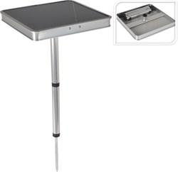 Redcliffs Campingtisch grau 26x26x43cm Aluminium Outdoor