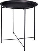 Home & Styling Beistelltisch schwarz Metall 47x50 cm Pflanzenständer