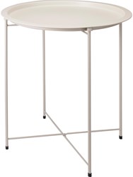 Bijzettafel beige ø47xh50cm