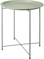 Home & Styling Beistelltisch grün Metall rund 47x50cm modernes Design