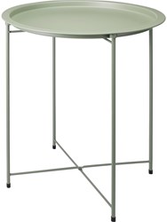 Home & Styling Beistelltisch grün Metall rund 47x50cm modernes Design
