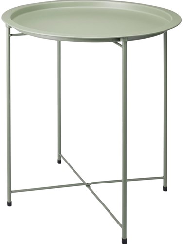 Home & Styling Beistelltisch grün Metall rund 47x50cm modernes Design
