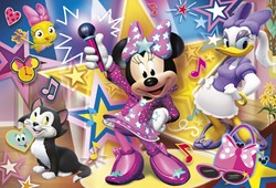 Clementoni Puzzle - Minnie Mouse - 60 XXL Teile - buntes Kartonspielzeug